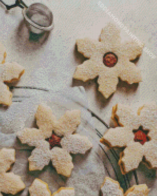 Snowflake Cookies Diamond Painting