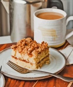 Sourdough Coffee Cake Diamond Painting