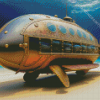 Steampunk Submarine Turtle Shape Diamond Painting