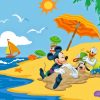 Summer Beach Adventures With Mickey Mouse Diamond Painting