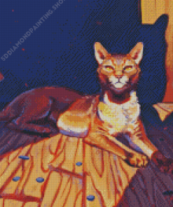 Sun Cat Art Diamond Painting