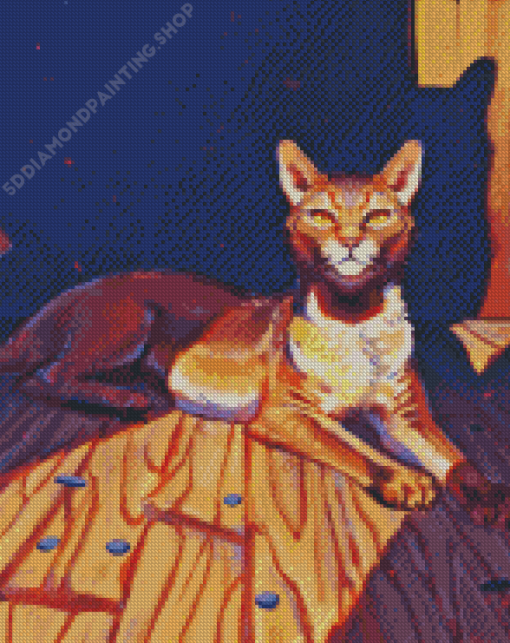 Sun Cat Art Diamond Painting