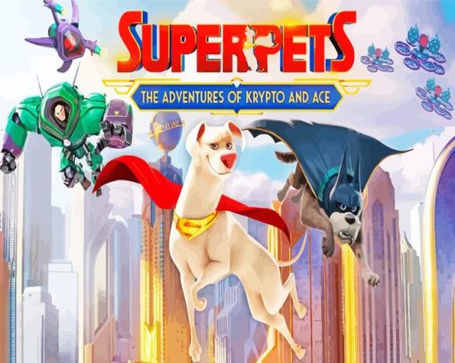 Superpets Poster Diamond Painting