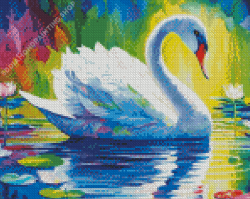 Swan Diamond Painting