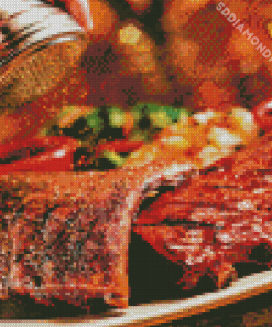 Tasty Ribs Diamond Painting