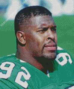 Aesthetic Reggie White Diamond Painting