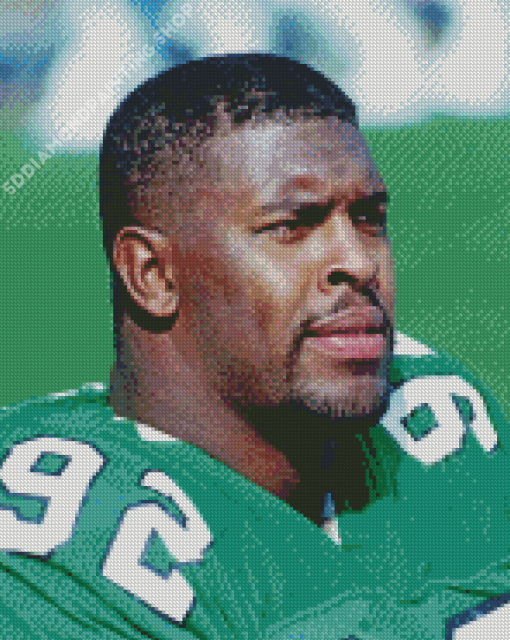 Aesthetic Reggie White Diamond Painting