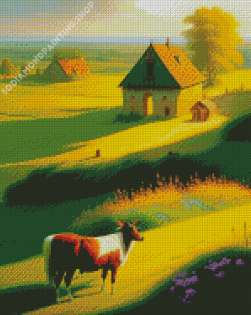 Vintage Farm Diamond Painting