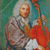 Vintage Violoncellist Diamond Painting