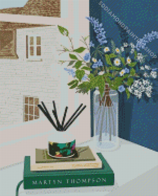 Window Corner Diamond Painting