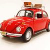 1971 Red Vw Beetle Diamond Painting