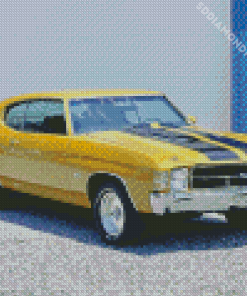 71 Chevelle Chevrolet Car Diamond Painting