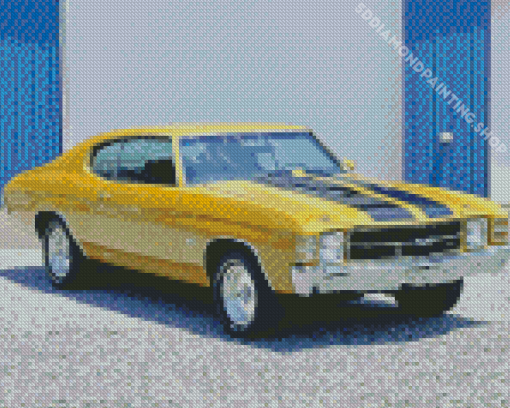 71 Chevelle Chevrolet Car Diamond Painting