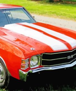 71 Chevelle Classic Car Diamond Painting