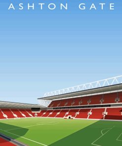 Ashton Gate Stadium Poster Diamond Painting