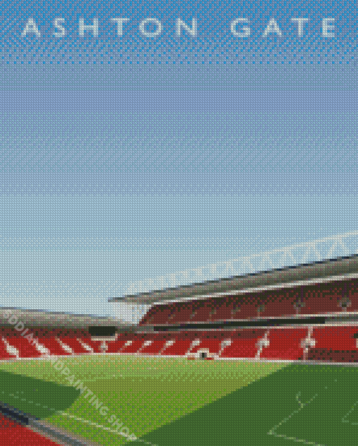 Ashton Gate Stadium Poster Diamond Painting