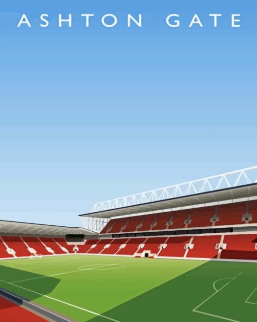 Ashton Gate Stadium Poster Diamond Painting