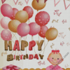 Baby Girl Birthday Diamond Painting