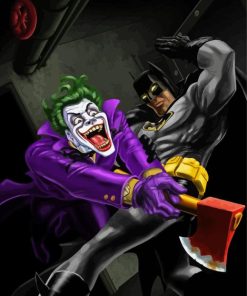 Batman And The Joker Diamond Painting