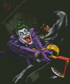 Batman And The Joker Diamond Painting