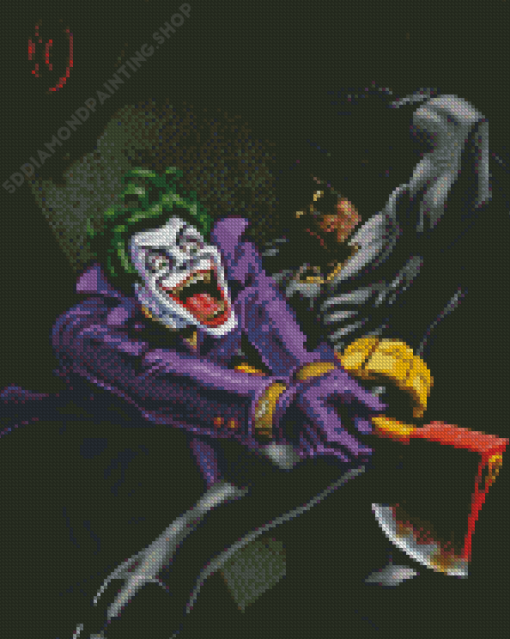 Batman And The Joker Diamond Painting