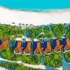 Beach Villa Landscape Diamond Painting