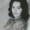 Black And White Young Doris Roberts Diamond Painting