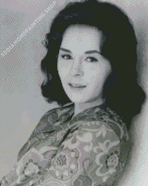 Black And White Young Doris Roberts Diamond Painting