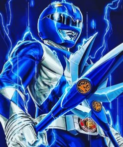 Blue Power Ranger Art Diamond Painting