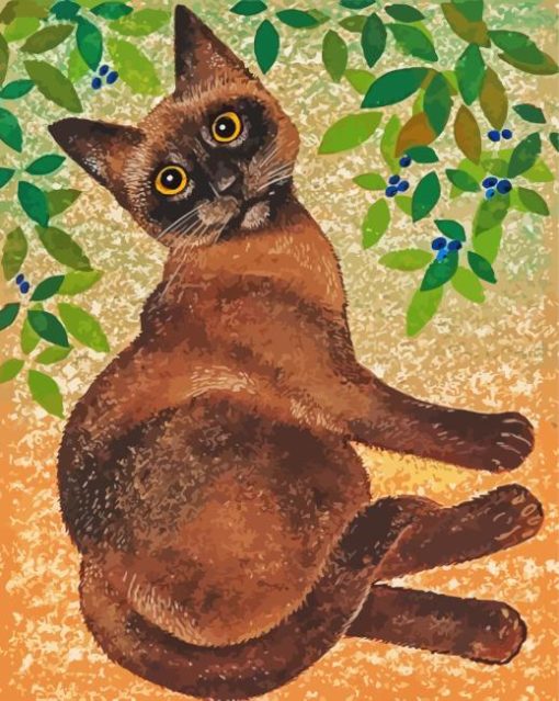 Burmese Cat Diamond Painting