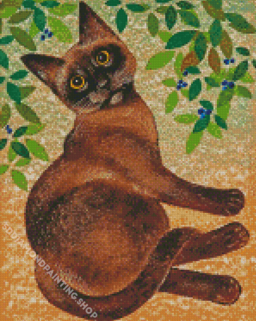 Burmese Cat Diamond Painting