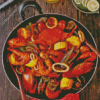 Cajun Seafood Diamond Painting