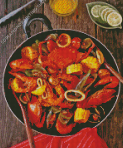 Cajun Seafood Diamond Painting