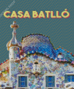 Casa Batllo Barcelona Spain Diamond Painting