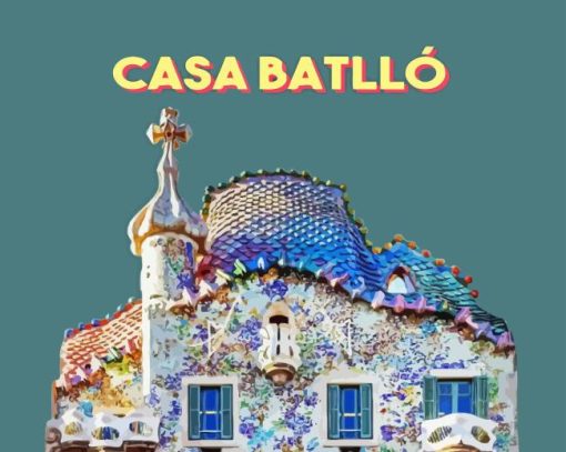 Casa Batllo Barcelona Spain Diamond Painting