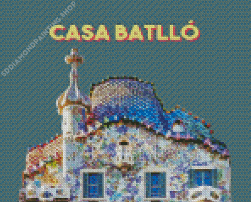 Casa Batllo Barcelona Spain Diamond Painting