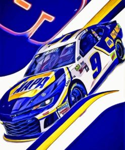 Chase Elliott Car Diamond Painting