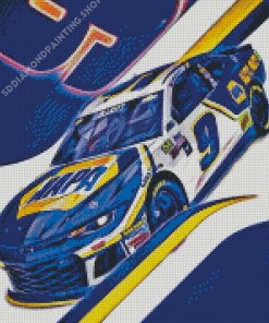 Chase Elliott Car Diamond Painting