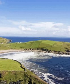 Coastline At Muckross Head Donegal Diamond Painting