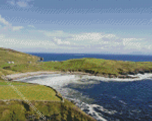 Coastline At Muckross Head Donegal Diamond Painting