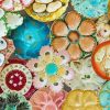 Colorful Oyster Plates Diamond Painting