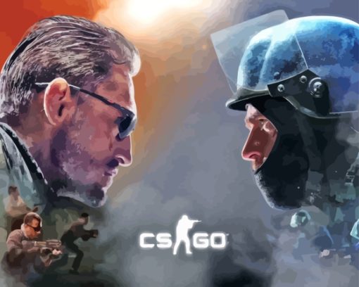 Counter Strike Game Diamond Painting