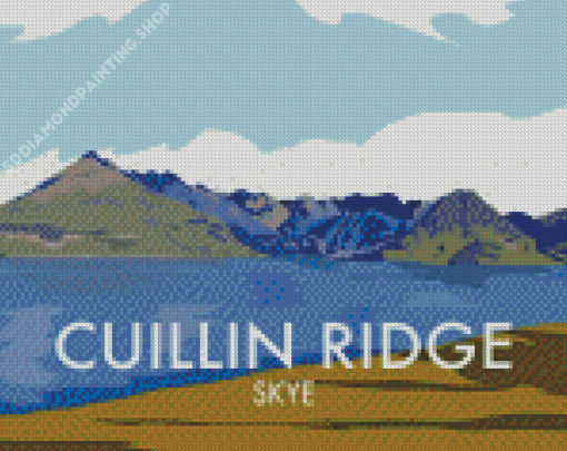 Cuillin Ridge Poster Diamond Painting