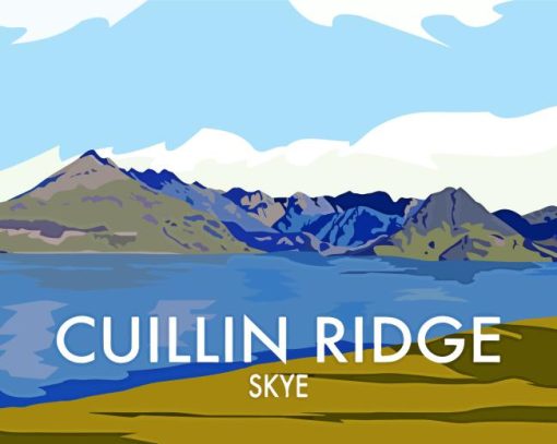 Cuillin Ridge Poster Diamond Painting