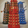 Dalek Robots Diamond Painting