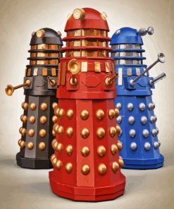 Dalek Robots Diamond Painting