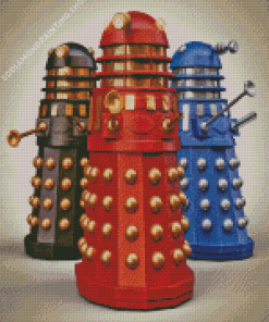 Dalek Robots Diamond Painting