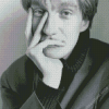 David Thewlis In Black And White Diamond Painting