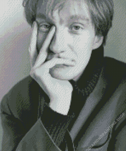 David Thewlis In Black And White Diamond Painting