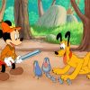 Disney Mickey And Pluto Diamond Painting